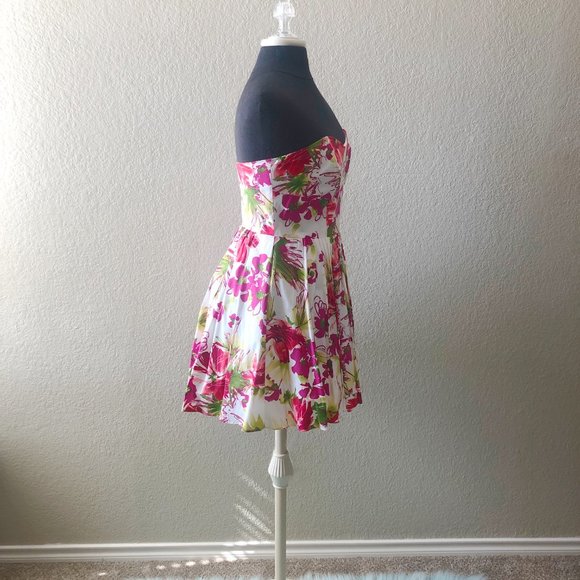 Allen B. by Allen Schwartz Semi-Formal Floral Mini Dress - Picture 2 of 3